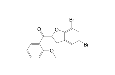 Methanone, (5,7-dibromo-2,3-dihydro-2-benzofuranyl)(4-methoxyphenyl)-, (.+-.)-