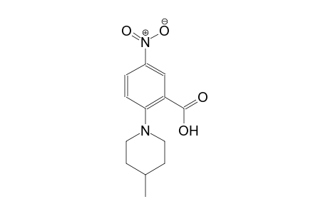 2-(4-methyl-1-piperidinyl)-5-nitrobenzoic acid