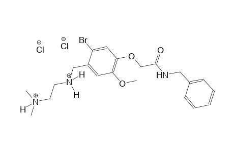 N~1~-{4-[2-(benzylamino)-2-oxoethoxy]-2-bromo-5-methoxybenzyl}-N~2~,N~2~-dimethyl-1,2-ethanediaminium dichloride