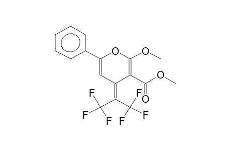 2-METHOXY-3-CARBOMETHOXY-4-HEXAFLUOROISOPROPYLIDEN-6-PHENYL-4H-PYRAN