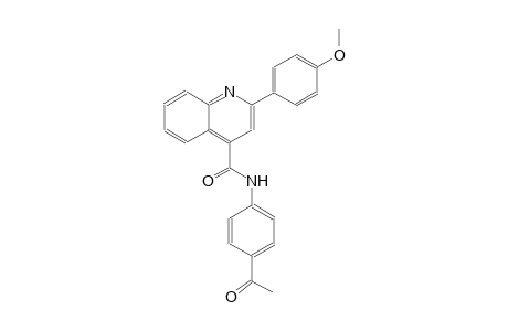 N-(4-acetylphenyl)-2-(4-methoxyphenyl)-4-quinolinecarboxamide