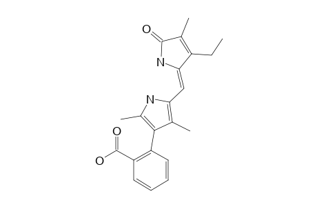 8-(ORTHO-CARBOXYPHENYL)-3-ETHYL-2,7,9-TRIMETHYL-1,10-DIHYDRO-11H-DIPYRRIN-1-ONE