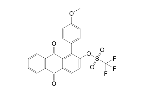 1-(4-Methoxyphenyl)-2-[(trifluoromethyl)sulfonyloxy]anthraquinone
