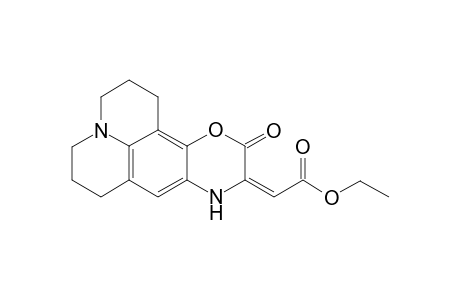 1H,5H,11H-Quinolizino[1,9-gh][1,4]benzoxazine-10-acetic acid, 2,3,6,7-tetrahydro-11-oxo-, ethyl ester