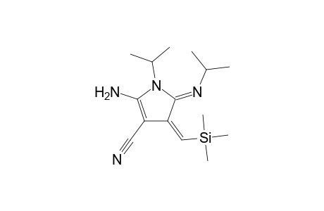 (4Z,5Z)-2-Amino-1-isopropyl-5-(isopropylimino)-4-((trimethylsilyl)methylene)-4,5-dihydro-1H-pyrrole-3-carbonitrile