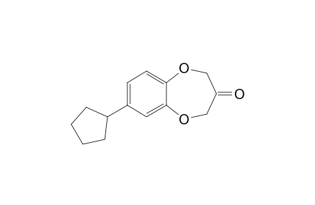 7-Cyclopentyl-1,5-benzodioxepin-3-one