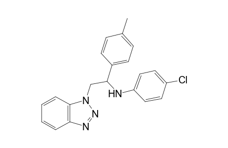(2-Benzotriazol-1-yl-1-p-tolyl-ethyl)-(4-chloro-phenyl)-amine