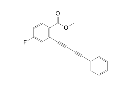 Methyl 4-fluoro-2-(phenylbuta-1,3-diynyl)benzoate