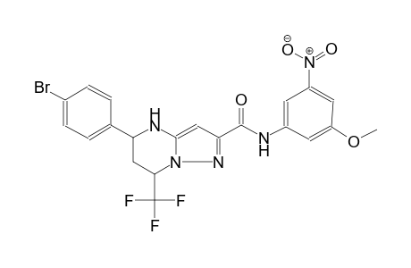 5-(4-bromophenyl)-N-(3-methoxy-5-nitrophenyl)-7-(trifluoromethyl)-4,5,6,7-tetrahydropyrazolo[1,5-a]pyrimidine-2-carboxamide