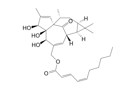 20-O-(2'E,4'Z-Decadienoyl)ingenol