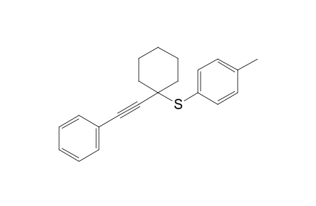 [1-(Phenylethynyl)cyclohexyl] (p-Tolyl) Sulfide