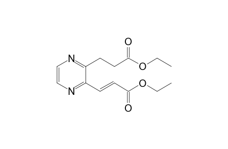 (E)-Ethyl 3-(3-(3-ethoxy-3-oxopropyl)pyrazin-2-yl)acrylate