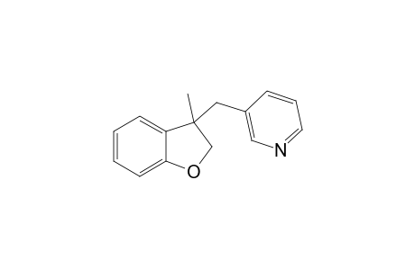 3-Methyl-3-(pyridyl-3'-methyl)-2,3-dihydrobenzofuran