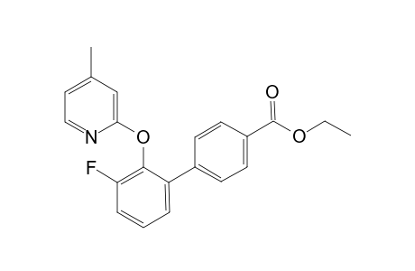 Ethyl-3'-fluoro-2'-[(4-methylpyridin-2-yl)oxy]-[1,1'-biphenyl]-4-carboxylate