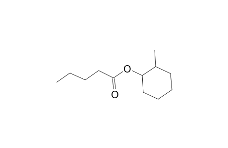 Pentanoic acid, 2-methylcyclohexyl ester, trans-