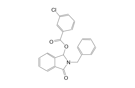 benzoic acid, 3-chloro-, 2,3-dihydro-3-oxo-2-(phenylmethyl)-1H-isoindol-1-yl ester