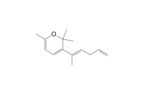 2H-Pyran, 2,2,6-trimethyl-3-(1-methyl-1,4-pentadienyl)-