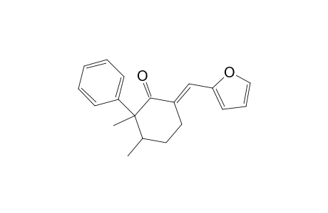 Cyclohexanone, 6-furfurylidene-2,3-dimethyl-2-phenyl-