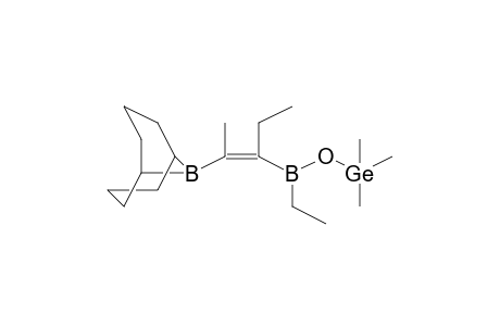 ([[(1Z)-2-(9-Borabicyclo[3.3.1]non-9-yl)-1-ethyl-1-propenyl](ethyl)boryl]oxy)(trimethyl)germane