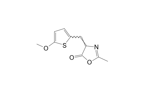 4-(5-methoxy-2-thenylidene)-2-methyl-2-oxazolin-5-one