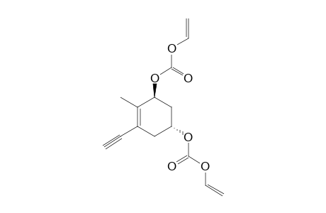 (3S,5R)-1-ETHYNYL-2-METHYL-3,5-BIS-[(VINYLOXY)-CARBONYL]-1-CYCLOHEXENE
