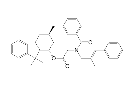 (1R,2S,5R)-8-Phenylmenthyl N-Benzoyl-(S)-.alpha.-methylcinnamylglycinate