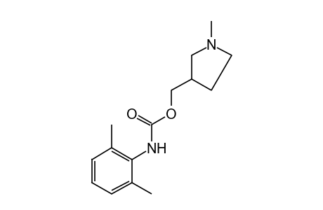 2,6-DIMETHYLCARBANILIC ACID, (1-METHYL-3-PYRROLIDINYL)METHYL ESTER