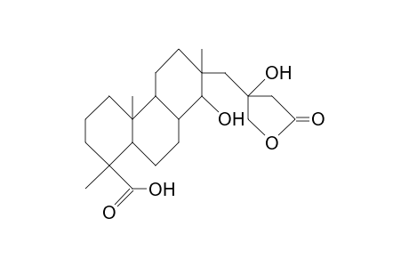 De-15-methyl-14-hydroxy-15-(tetrahydro-4-hydroxy -furan-2-on-4-yl)-18-isopimaranoic acid