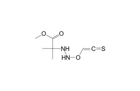 Propanoic acid, 2-(carbonothioylmethoxyhydrazino)-2-methyl-, methyl ester
