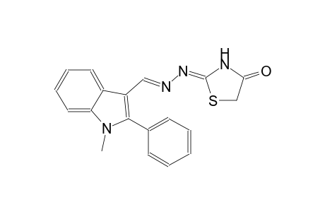 1-methyl-2-phenyl-1H-indole-3-carbaldehyde [(2Z)-4-oxo-1,3-thiazolidin-2-ylidene]hydrazone