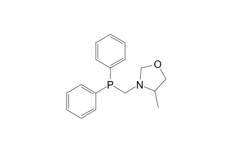 [(4-Methyl-1,3-oxazolan-3-yl)methyl]-diphenylphosphane