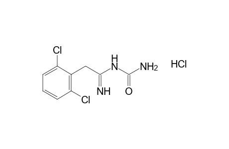 N-carbamoyl-2-(2,6-dichlorophenyl)acetamidine, monohydrochloride