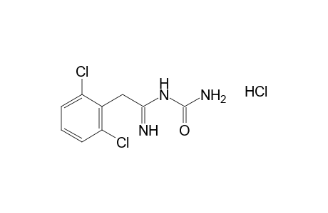 N-carbamoyl-2-(2,6-dichlorophenyl)acetamidine, monohydrochloride