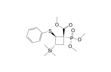 METHYL-R-1-(DIMETHOXYPHOSPHORYL)-C-2-(PHENYLTHIO)-T-3-(TRIMETHYLSILYL)-1-CYCLOBUTANECARBOXYLATE