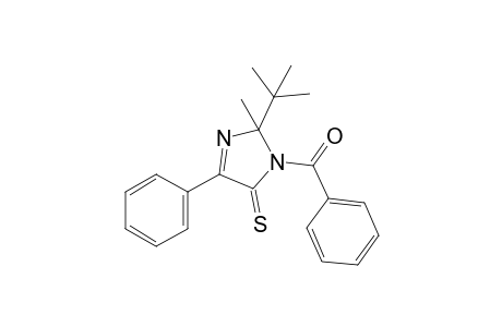 1-benzoyl-2-tert-butyl-2-methyl-4-phenyl-3-imidazoline-5-thione