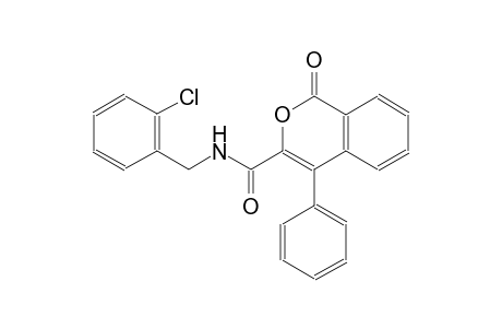 1H-2-benzopyran-3-carboxamide, N-[(2-chlorophenyl)methyl]-1-oxo-4-phenyl-