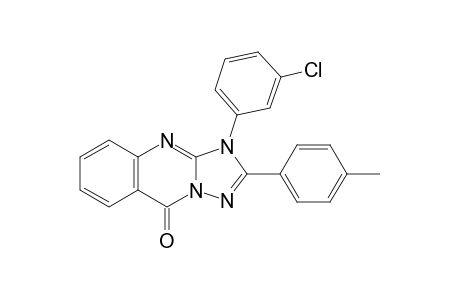 2-(p-Tolyl)-3-(3'-chlorophenyl)-3H-[1,2,4]triazolo[5,1-b]quinazolin-9-one