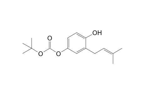 4-(tert-Butoxycarbonyloxy)-2-(2-isopenten-1-yl)phenol