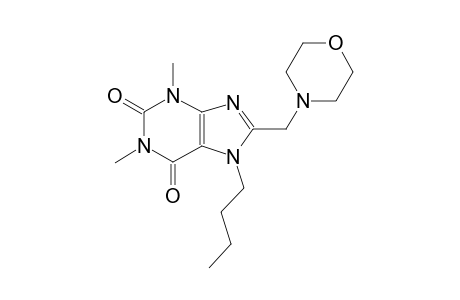 7-butyl-1,3-dimethyl-8-(4-morpholinylmethyl)-3,7-dihydro-1H-purine-2,6-dione