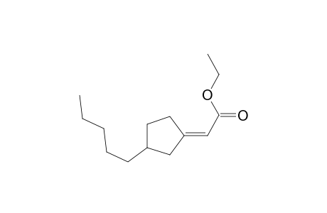 Ethyl (E)-(3-pentylcyclopentylidene)acetate