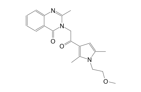 4(3H)-quinazolinone, 3-[2-[1-(2-methoxyethyl)-2,5-dimethyl-1H-pyrrol-3-yl]-2-oxoethyl]-2-methyl-