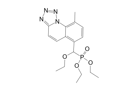 Diethyl [ethoxy(9-methyltetrazolo[1,5-a]quinolin-6-yl)methyl]phosphonate