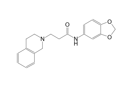 2-isoquinolinepropanamide, N-(1,3-benzodioxol-5-yl)-1,2,3,4-tetrahydro-