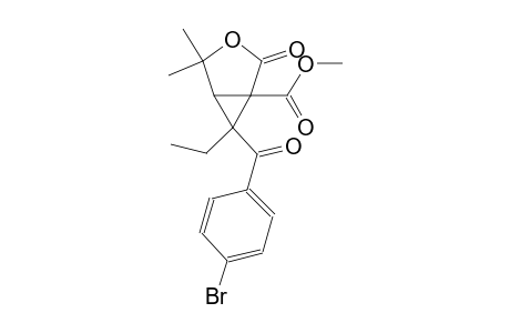 methyl 6-(4-bromobenzoyl)-6-ethyl-4,4-dimethyl-2-oxo-3-oxabicyclo[3.1.0]hexane-1-carboxylate