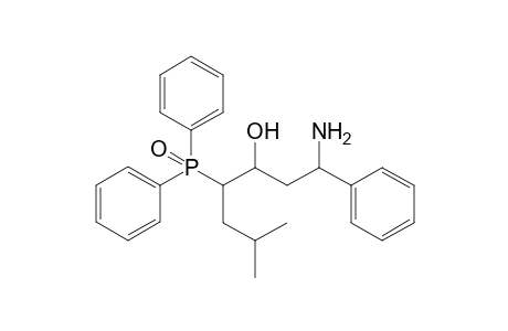 (1R*,3R*,4R*) ans (1S*,3R*,4R*)-1-Amino-4-diphenylphosphinoyl-6-methyl-1-phenylheptan-3-ol