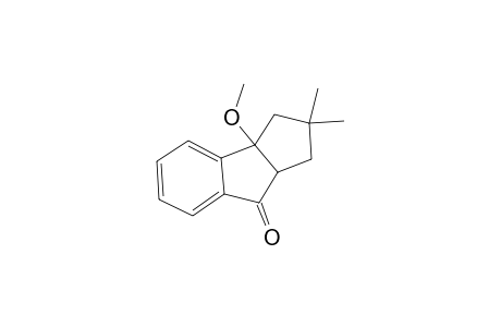 Cyclopent[a]inden-8(1H)-one, 2,3,3a,8a-tetrahydro-3a-methoxy-2,2-dimethyl-