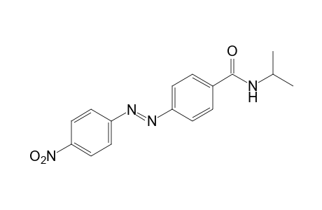 N-isopropyl-p-[(p-nitrophenyl)azo]benzamide