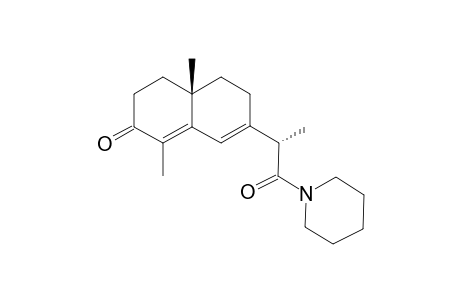 1-[(11S)-3-Oxoeudesma-4,6-dien-12-oyl]piperidine