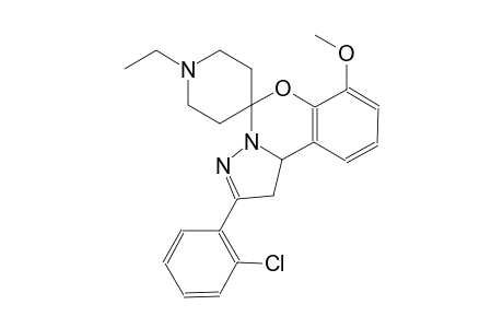 2-(2-chlorophenyl)-1'-ethyl-7-methoxy-1,10b-dihydrospiro[benzo[e]pyrazolo[1,5-c][1,3]oxazine-5,4'-piperidine]