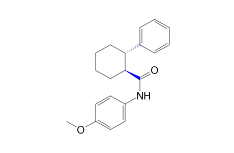 (+/-)-trans-2-phenylcyclohexanecarbox-p-anisidide